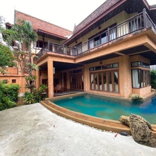 HSPTA11000120 บ้านเดี่ยว 3ชั้นครึ่ง สไตล์ไทยบาหลี (7)